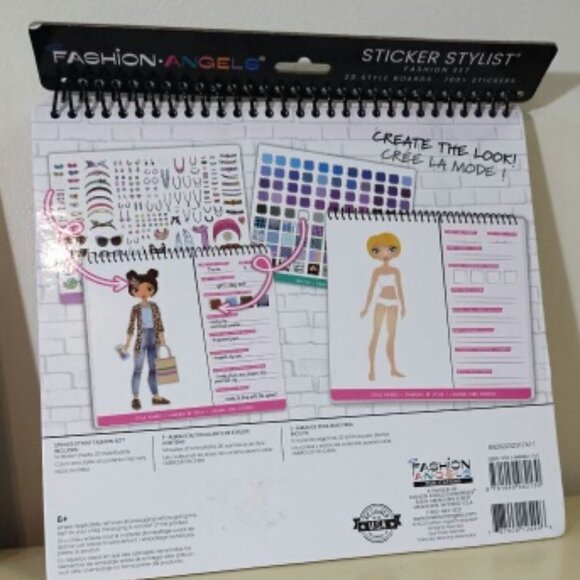 Set of sticker stylist book and 2 paper doll books - Picture 8 of 9